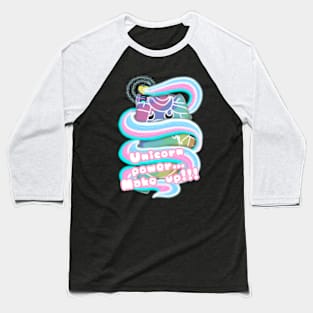 Unicorn with phrase - Unicorn power…Make up!!! Baseball T-Shirt